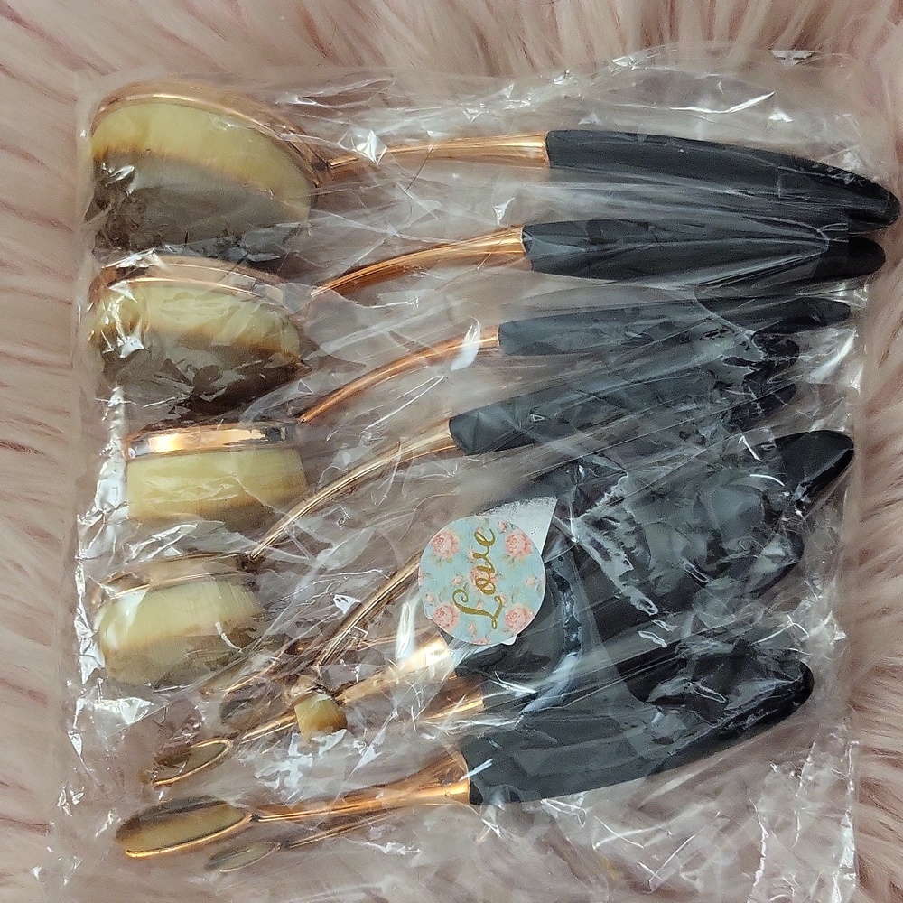 Brand New UNBRANDED SOFT TOOTHBRUSH MAKE-UP BRUSH SET-10CT